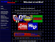 Tablet Screenshot of flashgameshows.com